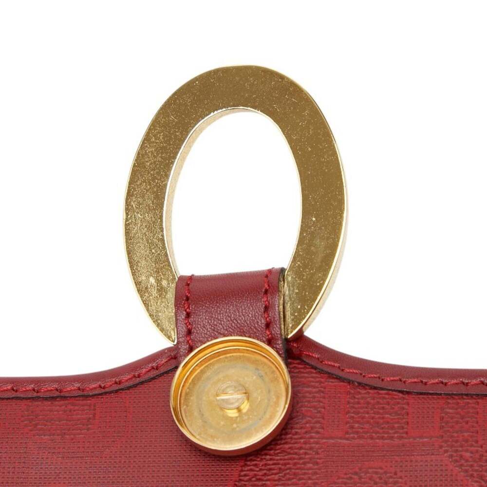 CHRISTIAN DIOR Red Leather Trotter Shoulder Bag - Picture 11 of 15